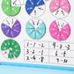 🔥Cartea magnetică Montessori Fraction Puzzle pentru copii
