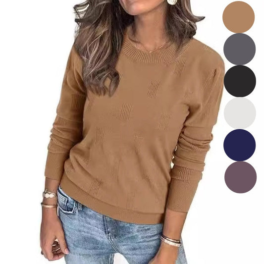 🍃Bluză casual cu mâneci lungi și croi lejer pentru femei