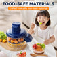 🔥S-au vândut peste 5000 de bucăți！！🍇🍅 Curățător electric transparent pentru fructe și legume 👨‍🍳👍