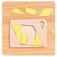 Joc puzzle din lemn Tangram