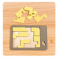 Joc puzzle din lemn Tangram