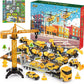 🎁Cadou de Crăciun cu 50% reducere!!! 🚗Calendar de Advent pentru băieți: seturi de jucării cu vehicule de construcții din aliaj