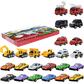 🎁Cadou de Crăciun cu 50% reducere!!! 🚗Calendar de Advent pentru băieți: seturi de jucării cu vehicule de construcții din aliaj