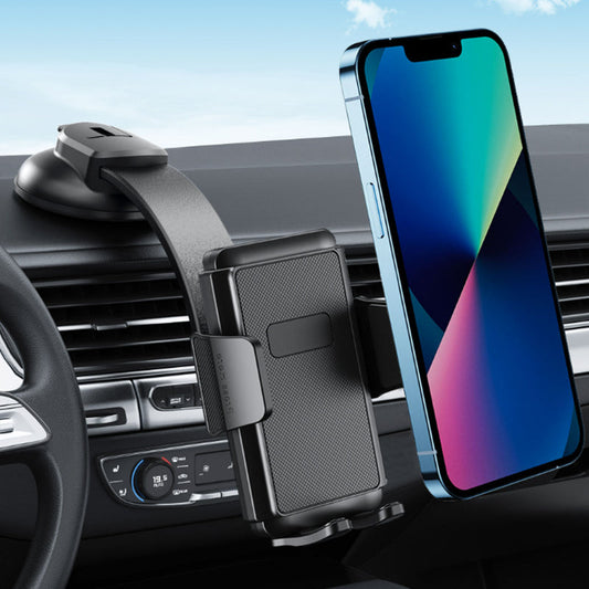 Suport telefon auto cu ventuza cu brat flexibil