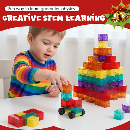 🔵🟡 Reducere de 50%! Set de construcție magnetic — stimulează interesul copiilor pentru geometrie și dezvoltă imaginația spațială.