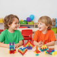 🔵🟡 Reducere de 50%! Set de construcție magnetic — stimulează interesul copiilor pentru geometrie și dezvoltă imaginația spațială.