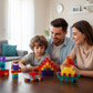 🔵🟡 Reducere de 50%! Set de construcție magnetic — stimulează interesul copiilor pentru geometrie și dezvoltă imaginația spațială.