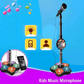 🎁🎄 🎤✨Joc cu microfon retractabil, joc cu mașină de karaoke cu lumină