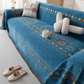 🛋️Husă reversibilă pentru canapea cu franjuri în stil boem