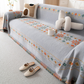 🛋️Husă reversibilă pentru canapea cu franjuri în stil boem