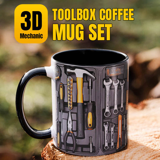 Set căni de cafea 3D Mechanic Toolbox
