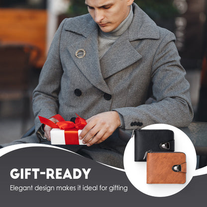 🔥Men's Vintage Compact Zipper Wallet-7