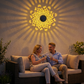 🌞 Proiector Solar cu Model Mandala pentru Exterior –  Funcționare Autonomă Fără Cabluri