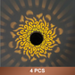 🌞 Proiector Solar cu Model Mandala pentru Exterior –  Funcționare Autonomă Fără Cabluri