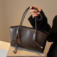 ⏰Ofertă limitată: 50% reducere！！👜🔥 Geantă retro de umăr din piele moale, elegantă și încăpătoare