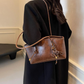 ⏰Ofertă limitată: 50% reducere！！👜🔥 Geantă retro de umăr din piele moale, elegantă și încăpătoare
