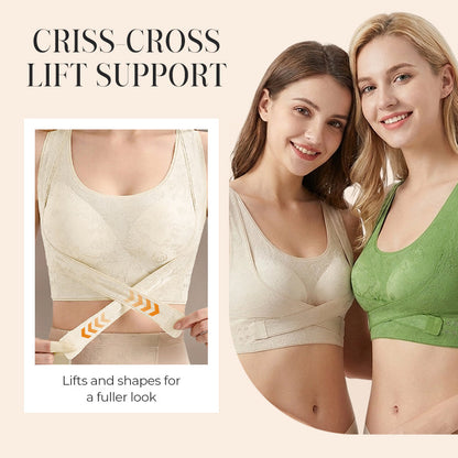 💖✨ Confortul pe tot parcursul anului se îmbină cu forma perfectă! Sutienul Cross-Back Lift & Form 👚⚡️