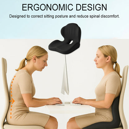 🚀 Scaun ergonomic cu suport pentru zona lombară — ameliorează disconfortul din zona lombară