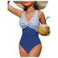 ☀️🏖️Costum de baie dintr-o singură piesă pentru femei, cu efect de modelare a taliei😍