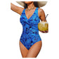 ☀️🏖️Costum de baie dintr-o singură piesă pentru femei, cu efect de modelare a taliei😍