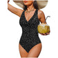 ☀️🏖️Costum de baie dintr-o singură piesă pentru femei, cu efect de modelare a taliei😍