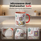 💖Ceașcă de cafea ceramică cu tematică de croșetat și tricotat