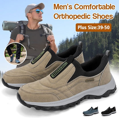 👟 50% OFF NOW! 🚶‍♂️ Men's Non-Slip Walking Shoes – Comfortable Fit, Anti-Slip Sole & Perfect for Daily Walks 🏃