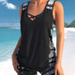 ☀️🏖️Costum de baie tankini din două piese, cu imprimeu, pentru femei😻