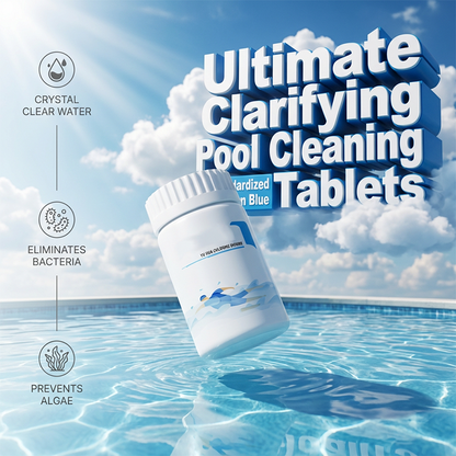 💐 💧Tablete de curățare pentru piscină Crystal Clear – apă cristalină în câteva ore