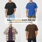 ✝️ Tricou vintage pentru bărbați cu imprimeu în formă de cruce și litere – material moale, croială lejeră, stil streetwear 🆒