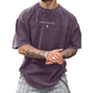 ✝️ Tricou vintage pentru bărbați cu imprimeu în formă de cruce și litere – material moale, croială lejeră, stil streetwear 🆒