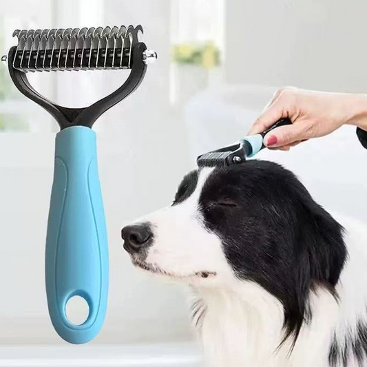 🐾 Cumpără 1, primești 1 gratis🧹 Pieptene cu două fețe pentru pisici și câini🐶