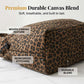 🔥Geantă de umăr din pânză cu imprimeu leopard – elegantă și încăpătoare ✨