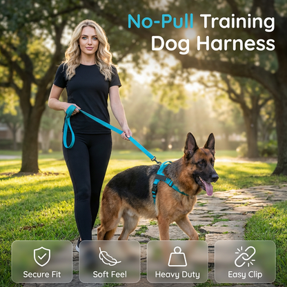 💐 Reducere de 50%! Lesă de înaltă calitate pentru câini, care împiedică smuciturile | Vestă ajustabilă și respirabilă pentru plimbarea câinilor 🐕✨