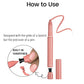 💄 Creion de buze mat – rezistent la apă, rezistență de 8 ore, ascuțitoare încorporată 💋✨
