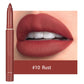 💄 Creion de buze mat – rezistent la apă, rezistență de 8 ore, ascuțitoare încorporată 💋✨