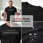 Tricou pentru bărbați cu guler rotund și croială sport