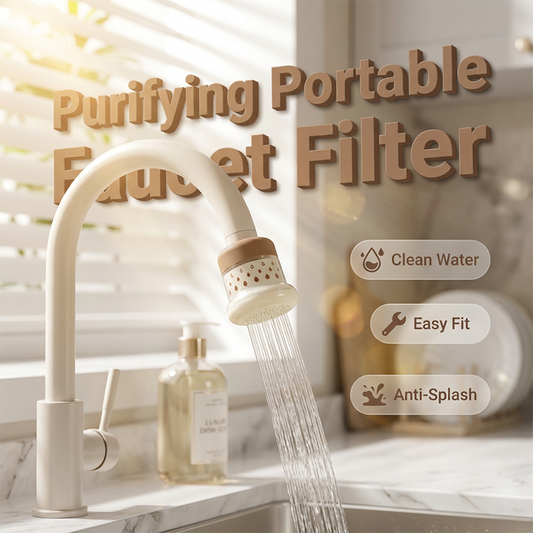 Filtru portabil de apă pentru robinet