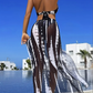🌸 REDUCERE DE 40% ACUM! 🌸 Costum de baie din două piese, cu dungi