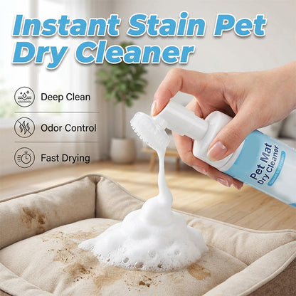 🧼Detergent spumant fără apă pentru covoare destinate animalelor de companie, cu perie