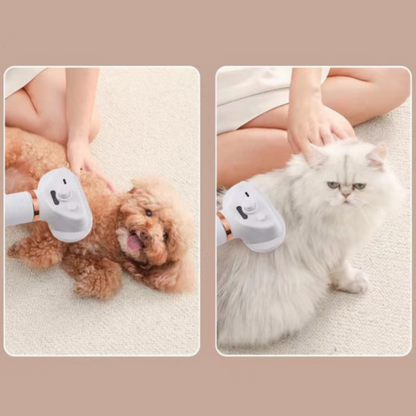 📢📢Ofertă limitată: reducere de 40%!!🔥Perie de îngrijire cu abur 3-în-1 pentru animale de companie