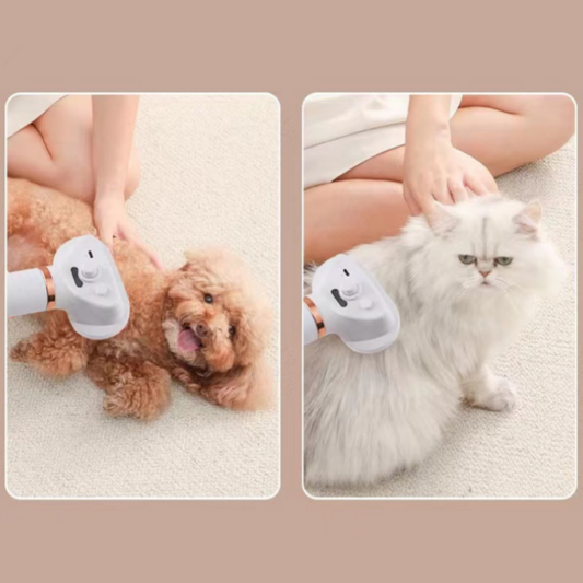 📢📢Ofertă limitată: reducere de 40%!!🔥Perie de îngrijire cu abur 3-în-1 pentru animale de companie