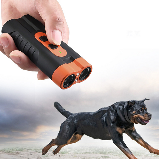 🔥REDUCERE DE 50%! ！⚡Dispozitiv ultrasonic dublu împotriva lătratului câinilor – sigur, eficient și ușor de folosit