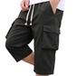 📢📢50% REDUCERE !! ⏰Pantaloni scurți cargo casual pentru bărbați, tip capri, cu șnur la talie