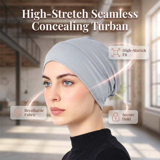 👒Cumpără 1 și primești 1 gratis!🌸 Turban elastic din mătase de lapte — confortabil, anti-alunecare, pentru păr și somn