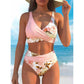 👙 Bikini Femei cu Talie Înaltă și Imprimeu – Stilat, Confortabil și Perfect pentru Plajă
