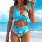 👙Bikini pentru femei, cu talie înaltă și imprimeu🏖️🌊