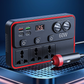 🔌⚡ Încărcător Auto Multifuncțional cu Prize AC & USB