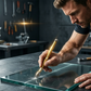 🏠 REDUCERE DE 50% PENTRU O PERIOADĂ LIMITATĂ! ✨Cuțit profesional de tăiat sticlă în formă de stilou – disc din carbură, mâner ergonomic și tăiere precisă