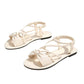 👡 Sandale Plate Femei cu Curele în Cruce – Stilate, Confortabile și Ideale pentru Orice Zi de Vară